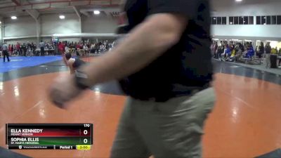 170 lbs Champ. Round 2 - Sophia Ellis, St. Marys Memorial vs Ella Kennedy, Mount Vernon