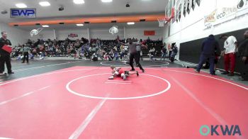 60 lbs Rr Rnd 4 - Kaden Decker, Henryetta Knights Wrestling Club vs Eli Zarnke, Hilldale Youth Wrestling Club