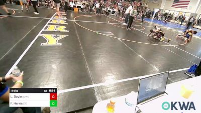 64 lbs Consi Of 8 #2 - Legacy Doyle, Dark Cloud Wrestling Club vs Fysher Harris, Chandler Takedown Club