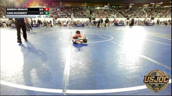 70 lbs Round Of 32 - Maddox DeSalvo, Baton Rouge Training Center (BRTC) vs Cage Daugherty, Standfast