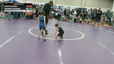 48-48.4 lbs Champ. Round 1 - Orion Machado, Texas vs Eduardo Gutierrez, All American Wrestling Club