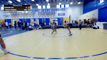 150 lbs Cons. Semi - Howard Hill, Grapple Academy vs Micah Thomas, Black Creek Wrestling Club