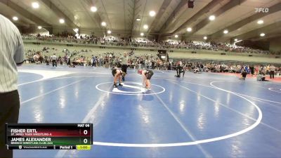 115 lbs Cons. Round 5 - James Alexander, Bronco Wrestling Club-AAA vs Fisher Ertl, St. James Tiger Wrestling-A 