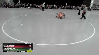 120 lbs Cons. Round 8 - Jax Fuhrman, M2 Training Center vs Kayden Eller, Flat Earth Wrestling Club