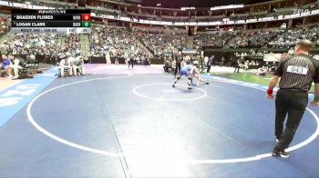 150-2A Cons. Semi - Braeden Flores, North Fork High School vs Logan Clark, Dayspring Christian Academy