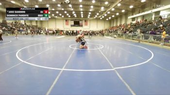 157 lbs Champ. Round 2 - Dominick Parente, Brockport vs Akio Sanders, Ithaca