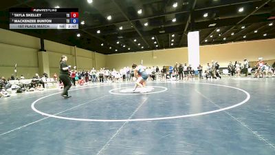 135 lbs 1st Place Match - Tayla Skelley, TX vs Mackenzee Bunton, TX