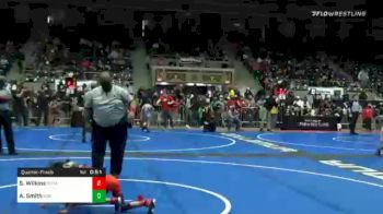 40 lbs Quarterfinal - Shaylie Wilkins, Socal Grappling Club vs Amaya Smith, 505 Wc