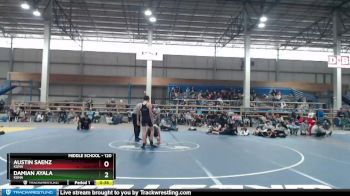 120 lbs Cons. Round 2 - Austin Saenz, Kuna vs Damian Ayala, Kuna