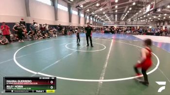 60 lbs Champ. Round 1 - Mahina Guerrero, El Paso Enforcers Wrestling Club vs Riley Morin, Texas Elite Wrestling Club