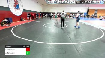 190 lbs Round Of 32 - John Grippo, Christian Brothers Academy vs Joey Tennant, New Milford