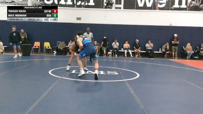 174 lbs Rr Rnd 1 - Thiago Silva, GPS Blue - HSC vs Max Mennan, Broad Axe Green - HSC