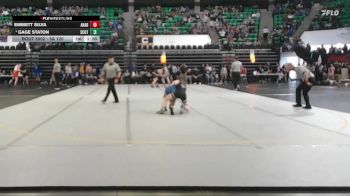 5A 120 lbs Champ. Round 1 - Gage Staton, Scottsboro vs Emmett Silva, Arab