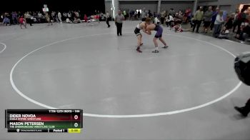 144 lbs Cons. Round 8 - Mason Petersen, The Underground Wrestling Club vs Dider Novoa, Eagle Empire Wrestling