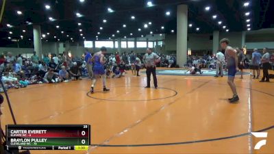 140 lbs Quarters & Wb (16 Team) - Braylon Pulley, Cleveland WC vs Carter Everett, Elevate WC