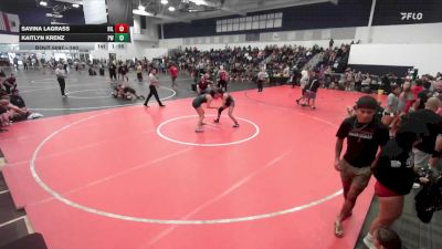 140 lbs Semifinal - Kaitlyn Krenz, Poway Wrestling vs Savina LaGrass, Hillcrest