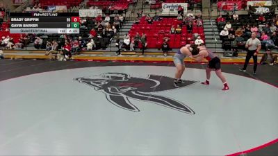 285 lbs Quarterfinal - Gavin Barker, Avila vs Brady Griffin, Drury