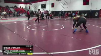 Cons. Semi - Emmale Americano, Hemet vs Laiyah Stoddart-Cordova, Fountain Valley