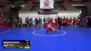 106 lbs Placement Matches (16 Team) - Alexander Prostork, SAWA vs Denzel Ayala, SDIKWA