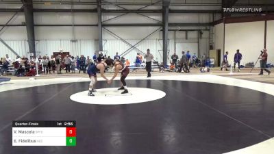 Quarterfinal - Vincent Mascola, Springfield vs Evan Fidelibus, New England College