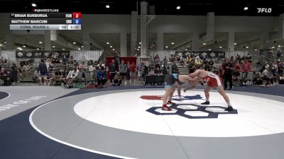 92 lbs Cons. Round 2 - Brian Burburija, Florida vs Matthew Marcum, Cardinal Wrestling Club