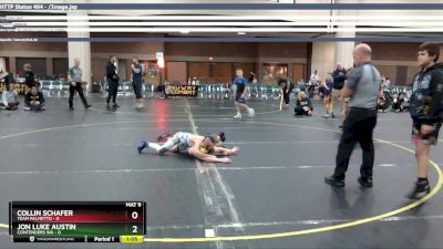 70 lbs Finals (8 Team) - Collin Schafer, Team Palmetto vs Jon Luke Austin, Contenders WA