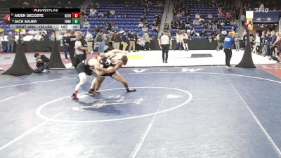 138 lbs Round Of 16 - Aiden DeCoste, Gloucester vs Jack Sauer, Franklin