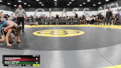105 lbs Round 5 (6 Team) - Brady Watson, Steller Trained vs Colton Benwell, Missouri Gold
