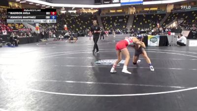 103 lbs Cons. Round 4 - Madison Avila, North Central College vs Jennesis Martinez, Colorado Mesa University