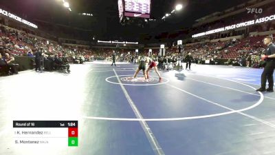 100 lbs Round Of 16 - Katherine Hernandez, Bell Gardens vs Sienna Montanez, Walnut