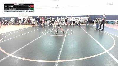 55 lbs Round Of 16 - Jay Lucas, MI vs Niko Burkett, PA
