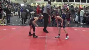 73 lbs Quarterfinal - Rowdy Davidson, Yuba Sutter Combat vs Kaden Martineau, Cowan Wrestling Academy