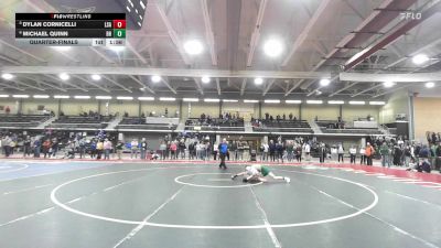 113 lbs Quarterfinal - Dylan Cornicelli, La Salle Academy vs Michael Quinn, Bishop Hendricken