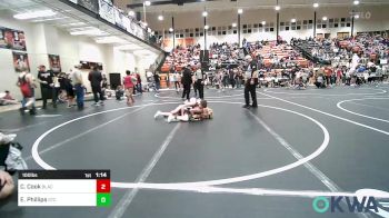 100 lbs Quarterfinal - Colby Cook, Black Fox Wrestling Club vs Eli Phillips, Grove Takedown Club