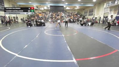 144 lbs Quarterfinal - Xavier Castellanos, Anaheim vs Jayden Palomino, Santa Ana