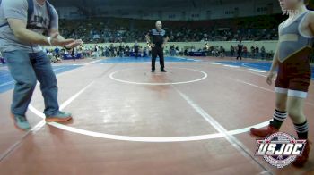 60 lbs Quarterfinal - Archer Haley, Broken Bow Youth Wrestling vs Tucker Moss, Blanchard Wrestling Club