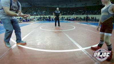 60 lbs Quarterfinal - Archer Haley, Broken Bow Youth Wrestling vs Tucker Moss, Blanchard Wrestling Club