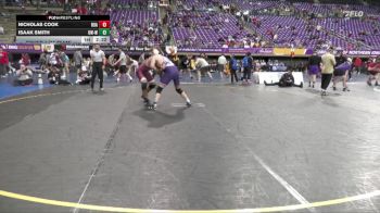 285 lbs Round 1 (16 Team) - Isaak Smith, Wisconsin-Whitewater vs Nicholas Cook, Roanoke College