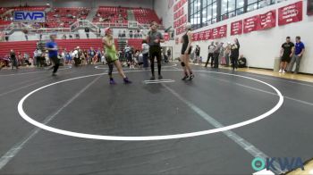 125 lbs Rr Rnd 2 - Lanay Salefske, Choctaw Ironman Youth Wrestling vs Alexis Johnson, Blaine County Grapplers