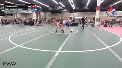 132 lbs Consi Of 8 #1 - Corbin Flores, Ryse Wrestling Club vs Cody (Cayden) Welch, Legacy Wrestling Club