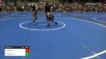 100 lbs Consolation - Anakin Deppe, Daniel Cormier Wrestling vs Keen Wilson, Standfast