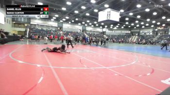 141 lbs Champ. Round 2 - Daniel Ellis, Georgetown (KY) vs Makai Clinton, Marietta High School