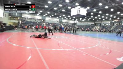 141 lbs Champ. Round 2 - Daniel Ellis, Georgetown (KY) vs Makai Clinton, Marietta High School