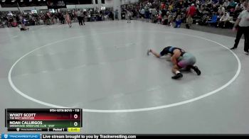 113 lbs Cons. Round 2 - Noah Callirgos, Grindhouse Wrestling Club - East vs Wyatt Scott, The Best Wrestler