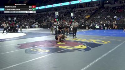 165 lbs Consi Of 16 #1 - Jack Dalling, Chico (NS) vs Jackson Naven, Frontier (CS)