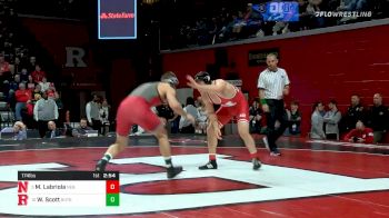 174 lbs Consolation - Mikey Labriola, Nebraska vs Willie Scott, Rutgers