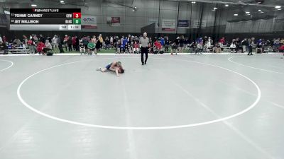 144 lbs Champ. Rd Of 32 - Tohmi Carney, Coweta Youth Wrestling vs Jet Millison, Basehor-Linwood High School Wrestling