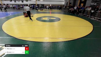 157G lbs Rr Rnd 1 - Taigh Merola, Sacred Heart vs Jordan Brown, Binghamton