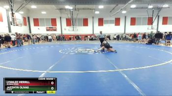 145 lbs Champ. Round 1 - Jazzmyn Olivas, Eagle vs Lynnlee Merrill, Glenns Ferry