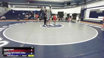 115 lbs Round 2 (4 Team) - Naomi Kofe, Utah 1 vs Hannah Naccarati-Cholo, Valiant Prep